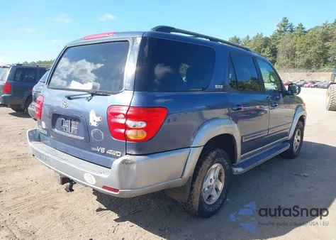 2003 Toyota Sequoia Sr5 V8 from USA, damaged, VIN 5TDBT44A43S200780